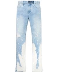 RTA - Denis Splatter-Print Jeans - Lyst