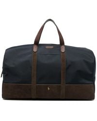 Polo Ralph Lauren - Borsone Con Logo E Inserti - Lyst