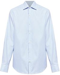 Paul & Shark - Gestreept Katoenen Overhemd - Lyst