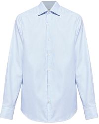 Paul & Shark - Gestreept Katoenen Overhemd - Lyst