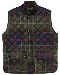 Barbour - Tartan-Pattern Waistcoat - Lyst