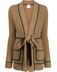 Madeleine Thompson - Clover Ribbed-Knit Cardigan - Lyst