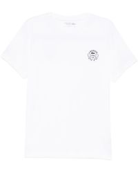 Lacoste - Logo-Patch T-Shirt - Lyst