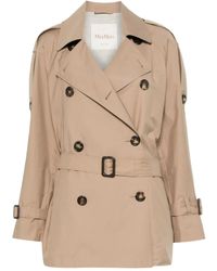 Max Mara - ベルテッド ダブルコート - Lyst