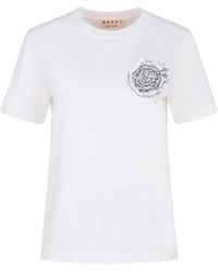 Marni - Patch-Detail T-Shirt - Lyst