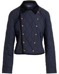 Polo Ralph Lauren - Double-Breasted Quilted Jacket - Lyst