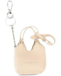 Gianni Chiarini - Dua Hammered-Leather Keyring - Lyst