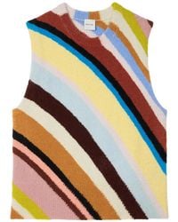 Paul Smith - 'Swirl' Knitted Tank Top - Lyst