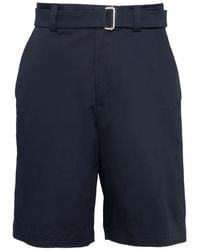 Low Brand - Belted Shorts - Lyst