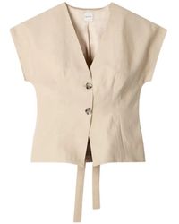 Paul Smith - Linen Button Top - Lyst