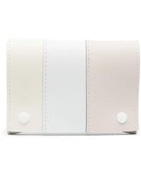 Sunnei - Panelled-Design Leather Wallet - Lyst