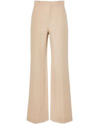 Chloé - High-waist Wide-leg Trousers - Lyst
