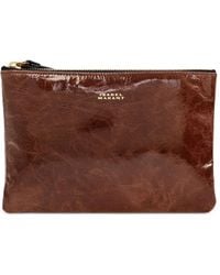 Isabel Marant - Mino Clutch mit Reißverschluss - Lyst