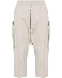Rick Owens - Drawstring-fastening Cropped Trousers - Lyst