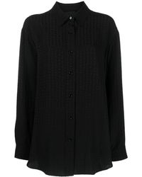 Givenchy - Blouse Met Logoprint - Lyst