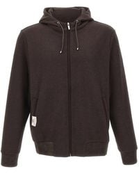 Devore - Zip-Up Drawstring Hoodie - Lyst