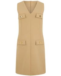 Moschino - Robe Sans Manches À Col V - Lyst