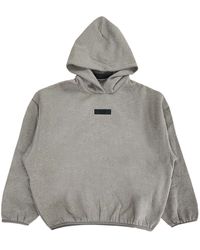 Fear Of God - Front Logo Patch Hoodie - Lyst