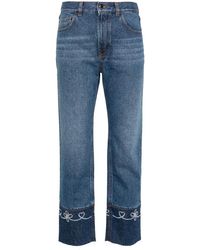 Chloé - Masaya Cropped Jeans - Women's - Cotton/hemp/polyester - Lyst