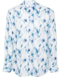 Karl Lagerfeld - Abstract-print Cotton Shirt - Lyst