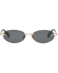 Roberto Cavalli - Oval Rimless Sunglasses - Lyst