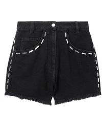 IRO - High-waisted Cotton Shorts - Lyst
