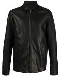 Rick Owens - Zip-Fastening Leather Jacket - Lyst