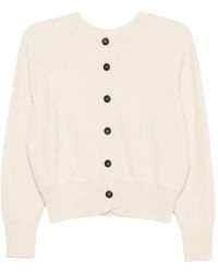 Grifoni - Button-Up Crew-Neck Cardigan - Lyst