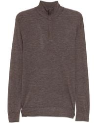 N.Peal Cashmere - Regent Fg ハーフジップ プルオーバー - Lyst