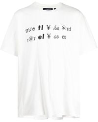 Mostly Heard Rarely Seen - Graphic-print Cotton T-shirt - Lyst