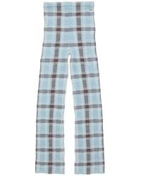 Acne Studios - Checked Trousers - Lyst