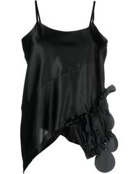 Comme des Garçons - Satin Asymmetric Top - Lyst