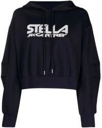 Stella McCartney - Logo-print Scuba Hoodie - Lyst