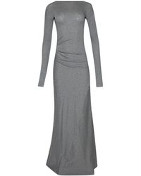 Victoria Beckham - Cotton Jersey Maxi Dress - Lyst