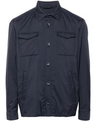 Herno - Giacca Biker Con Applicazione - Lyst