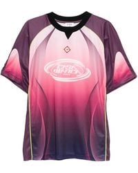 CASABLANCA - Mesh Football T-Shirt - Lyst