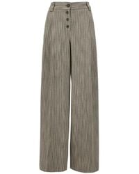Paul Smith - Herringbone Wide-Leg Pleated Trousers - Lyst