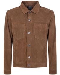 Giorgio Brato - Chaqueta De Ante Con Botones - Lyst