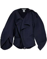 Issey Miyake - ラッフル ブラウス - Lyst