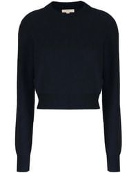Malo - Geribbelde Cropped Trui - Lyst