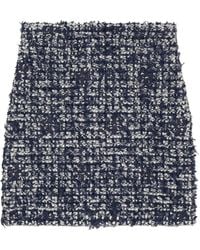 Tory Burch - Kendra Tweed Mini Skirt - Lyst