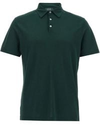 Zanone - Cotton Polo Shirt - Lyst