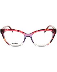 Missoni - Tortoiseshell-Effect Cat-Eye Glasses - Lyst