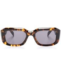 Retrosuperfuture - Sagrado Burnt Havana Rectangle-frame Sunglasses - Lyst