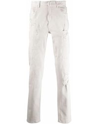 Givenchy - Distressed-Effect Slim-Fit Jeans - Lyst