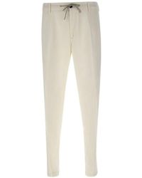 Eleventy - Drawstring Flap Trousers - Lyst