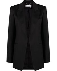 Chloé - Silk-Blend Wool Single-Breasted Blazer - Lyst