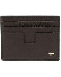 Tom Ford - Portemonnaie mit Logo-Schild - Lyst