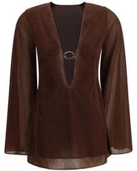Oséree - Lumiere O-Kaftan Mini Dress - Lyst