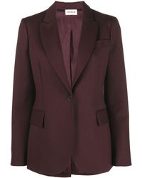 P.A.R.O.S.H. - Peak-lapel Single-breasted Jacket - Lyst